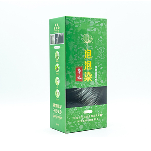 Natural Semi-Permanent 500ML Herbal Hair <strong>Dye</strong> Black Evenly Colored <strong>Bubble</strong> <strong>Dye</strong> Quickly <strong>Dye</strong> Hair Naturally - Product Image 2