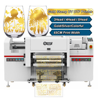 Impresora Digital de Etiquetas en Rollo LETOP, Máquina de Impresión de Etiquetas de Cristal, 60 cm, 24 Pulgadas, Estampado Dorado, Impresora UV DTF, Guangzhou