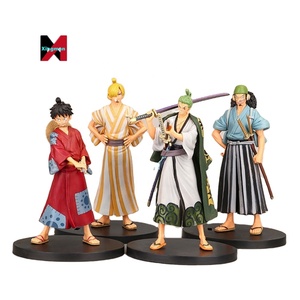 Figuras de Acción de Anime de PVC de Luffy, Zoro, <span class=keywords><strong>Vinsmoke</strong></span> Sanji y Usopp de One Piece - Product Image 1