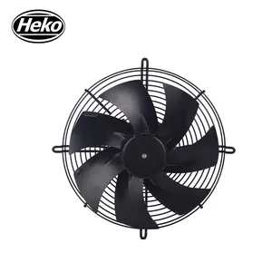 HEKO EC250mm 230VAC High Temperature Efficiency Steel In Black Blade Design Axial Fan centrifugal exhaust bathrooms fan