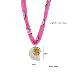 Female <strong>Boho</strong> Charm Flower Star Sun Strawberry Beach Choker Holiday Jewelry Summer Scarf Bandana <strong>Necklace</strong> - Product Image 5