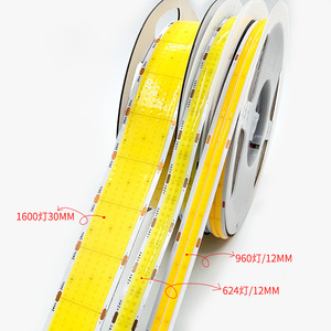 Promoción DC12V/24V IP65 autoadhesivo <span class=keywords><strong>30mm</strong></span> de ancho 5 filas interior/exterior Flexible COB <span class=keywords><strong>LED</strong></span> tira de luz y cortable arbitrario - Product Image 3