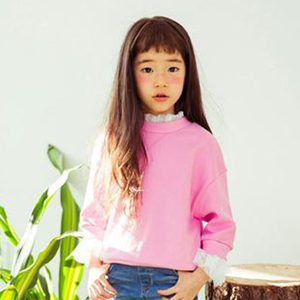 Vêtements pour enfants coréens à la mode en gros, livraison gratuite, haut à volants - Product Image 1