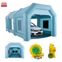 Garage gonflable extérieur pliable et portable de taille personnalisable pour parking, lavage de voiture et pulvérisation automobile