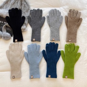 Nouveaux modèles de <span class=keywords><strong>gants</strong></span> <span class=keywords><strong>en</strong></span> <span class=keywords><strong>laine</strong></span> tactiles pour écran <span class=keywords><strong>tactile</strong></span>, à doigts séparés, pour femmes, <span class=keywords><strong>en</strong></span> <span class=keywords><strong>laine</strong></span> tricotée, couleur unie, chauds - Product Image 1