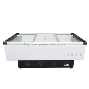 Congélateur horizontal de supermarché, congélateur d'îlot à température unique, -18 à 10 degrés, réfrigérateur de présentation, refroidisseur pour la viande - Product Image 4