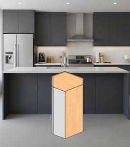 Mobile da Cucina Bianco Stile Shaker Sunique Sydney, Armadietto Moderno Indipendente con Ripiano Superiore da 10 Pollici per Stoccaggio in Cucina - Product Image 2