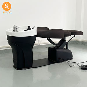 Fauteuil de coiffure hydraulique électrique haut de gamme pour extensions de cils avec <span class=keywords><strong>massage</strong></span>, en cuir PU durable et imperméable, pour mobilier de salon de beauté et spa - Product Image 3