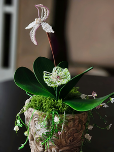 Cadeaux d'anniversaire intemporels pour elle : Fleurs perlées artisanales dans un emballage haut de gamme. - Product Image 4
