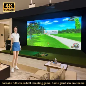 Juego completo de equipo de simulador de <span class=keywords><strong>golf</strong></span> para práctica doméstica y de oficina, dispositivo de simulador de <span class=keywords><strong>golf</strong></span> en interiores disponible - Product Image 2