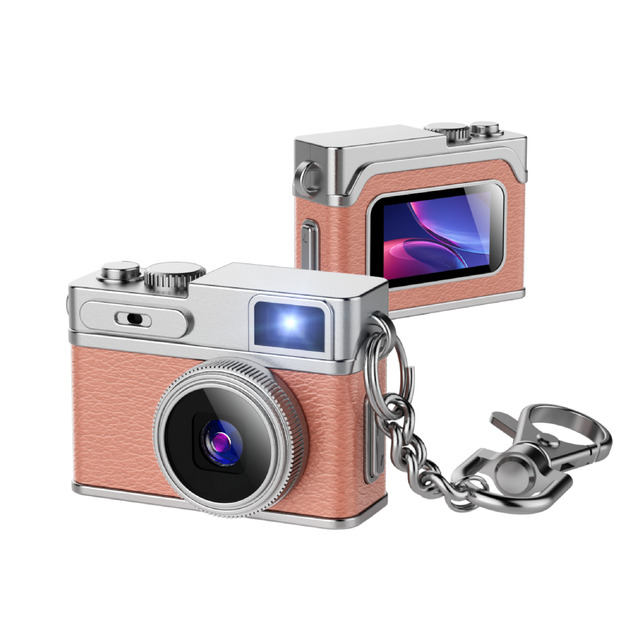Newest 1080P Retro Digital Camera 0.96 Inch Nano Lanyard Keychain Mini Vintage Video for Children CMOS Imaging Sensor MicroSD