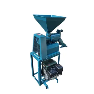 Motor diesel conduzido arroz moinho compacto arroz processamento máquina pequena escala arroz moinho máquina