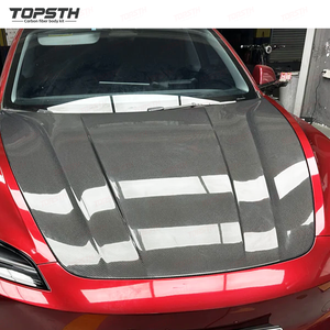 Cubierta <span class=keywords><strong>de</strong></span> fibra <span class=keywords><strong>de</strong></span> <span class=keywords><strong>carbono</strong></span> ligera personalizada Cyber Dry para 2024 + <span class=keywords><strong>Tesla</strong></span> Model 3 Performance Upgrade Engine Cover New Condition - Product Image 6