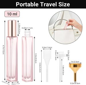 Custom 10ml 20ml 30ml Portable Mini <b>Refillable</b> <b>Perfume</b> <b>Atomizer</b> Bottle with Box Set Packaging - Product Image 2