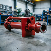 Pompe à boue verticale immergée pour l'extraction du charbon, avec roue à haute teneur en chrome, personnalisée OEM pour immersion profonde