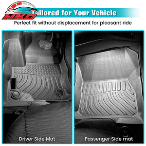 Tapis de sol TPE toutes saisons, haute résistance, 3D moulé, imperméable, compatible avec Ford Focus 5 places 2012-2018 - Product Image 5