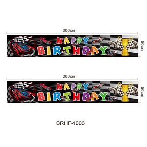 Banderas de banderas personalizadas de fondo de fiesta de <span class=keywords><strong>feliz</strong></span> <span class=keywords><strong>cumpleaños</strong></span> de selección multicolor - Product Image 3