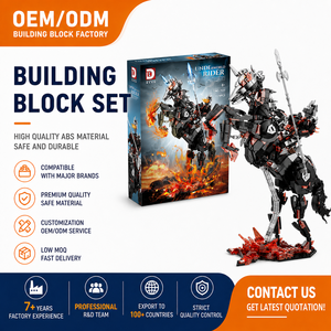Deke 7033 Hell War Rider Mecha Warrior Jouet de construction éducatif en plastique ABS pour enfants, <span class=keywords><strong>robot</strong></span>, cadeau d'anniversaire pour garçons - Product Image 1
