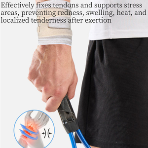 Supporto per Polso Fitness, Fascia Protettiva per Distorsioni, Attrezzatura Protettiva, Bracciale a Compressione per Badminton e Tennis - Product Image 2