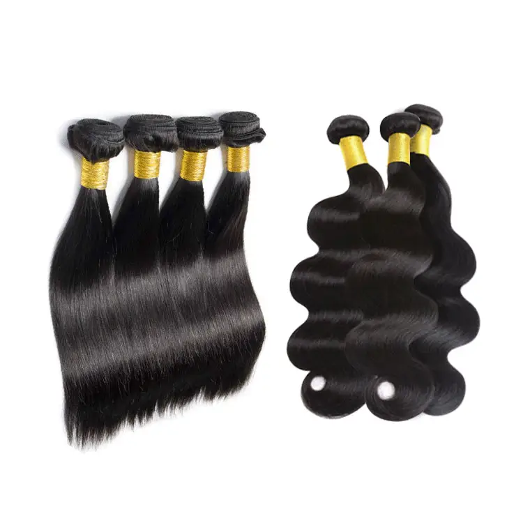 Dropship 6D human hair extension hair wigs toupee hair lace front weave bundles straight supplier for sale