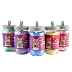 ผ้าขนหนูดูแลแมวไอซ์โบกกี้ 43x32 ซม. ผ้าขนหนูอาบน้ำสำหรับสัตว์เลี้ยงแบบดูดซับน้ำได้ดี สำหรับแมวและสุนัข - Product Image 1