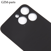 Pour iPhone 15 Pro verre de couverture arrière avec grande barre de trou conception boîtier de batterie remplacement de verre arrière pour iPhone 15 Pro