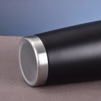 Meilleure vente : Tasse de voyage cylindrique intelligente en acier inoxydable 304 à double paroi, 20 oz, avec affichage de température, design moderne, idéale comme cadeau d'affaires