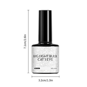 Gel Pailleté Réfléchissant Argenté, <span class=keywords><strong>Vernis</strong></span> à Ongles Semi-Permanent à Séchage Rapide UV, Peinture Aérographe, Décoration d'Ongles Semi-Permanente, Gel Effet Œil de Chat - Product Image 6