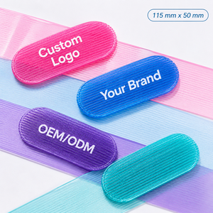Attaches pour cheveux en nylon avec logo personnalisé, directement de l'usine, bande adhésive <span class=keywords><strong>auto</strong></span>-agrippante pour chaussures, sacs et vêtements - Product Image 1