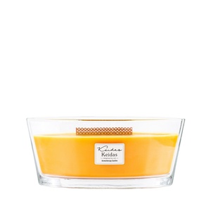 <span class=keywords><strong>Bougie</strong></span> de mèche en <span class=keywords><strong>bois</strong></span> parfumée en cire de soja personnalisée pour la décoration de la maison pour Noël Pâques Diwali Nouvel An Ramadan Thanksgiving pour les bars - Product Image 1