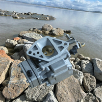 Karburator 1 Silinder Yama 63V-14301-00 9.9HP 15HP 2T FUJIAN Mesin Tempel Bensin 2 Tak Pengganti Baru untuk Kapal