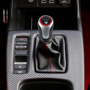 Pomo de Palanca de Cambios de Cuero y Terciopelo Negro para VW <span class=keywords><strong>Polo</strong></span> 6, Modificación Personalizada para Automóvil, Cabezal de Palanca de Cambios, Mejora <span class=keywords><strong>Interior</strong></span> - Product Image 6