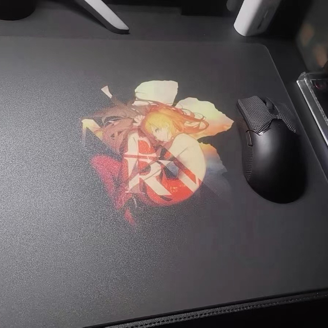 2023 Popular 3.0 MM Tempered Glass Frosted Effect Mouse Pad for Games Using Mouse Mat