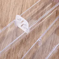 Boîte d'emballage de stylo en plastique translucide clair Hotsale Boîte de stylo transparente