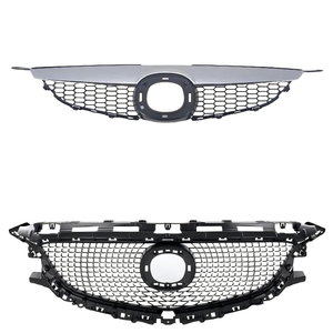 Kit Fari Fendinebbia Anteriori CYH Stile S6 2026 per Audi <span class=keywords><strong>A6</strong></span> <span class=keywords><strong>2019</strong></span>-2025, Kit Superiore e Inferiore CYH, Argento Cromato Nero - Product Image 1