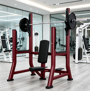 Kommerzielle Olympische Bootbank mit Langhantelständer, Hochbelastbar, Sicher, Verstellbar, Faltbar, Fitness-Krafttrainingsgerät - Product Image 2