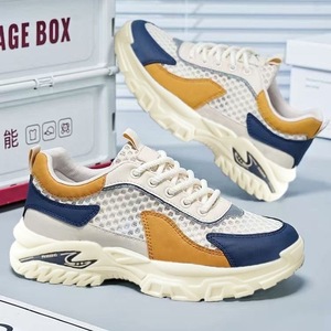 Zapatillas deportivas casuales de malla transpirable para hombre, estilo 'Dad Shoe' con suela gruesa y diseño que aumenta la altura, novedad versátil 2026 - Product Image 1