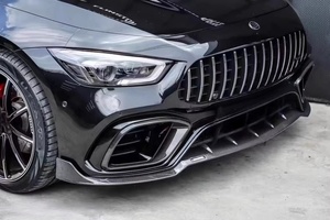 Alerón Delantero Estilo Babos, Alerón de Labio Delantero de Fibra de Carbono para <span class=keywords><strong>Mercedes</strong></span> Benz <span class=keywords><strong>AMG</strong></span> GT63 - Product Image 4