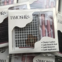 Extensions de cils, belle couleur rouge, faciles à éventailer, nouveau style, cils épanouis