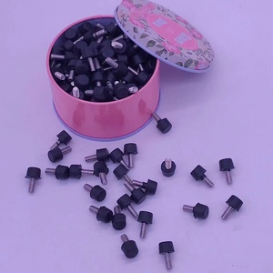 家具や電子機器用のカスタマイズ可能なミニ滑り止めレベリングフィート、ネジ付き調整可能なゴム製品、OEM/ODM対応 - Product Image 3