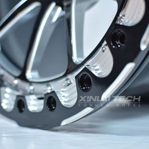 Llantas Beadlock forjadas todoterreno personalizadas XL 17-24 pulgadas 8x165,1 8x170 Fit Ram 2500 3500 <span class=keywords><strong>Ford</strong></span> <span class=keywords><strong>Super</strong></span> Duty Heavy Duty Truck Wheels - Product Image 5