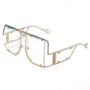 Jasper FDA et CE En Gros unisexe Grand cadre lunettes de soleil femmes Hommes mode Lunettes De Soleil à <span class=keywords><strong>monture</strong></span> <span class=keywords><strong>transparente</strong></span> - Product Image 5