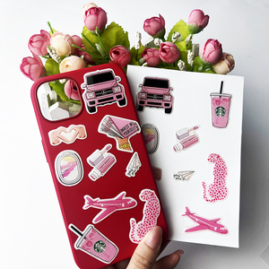 Autocollant de téléphone en dôme <span class=keywords><strong>transparent</strong></span> en époxy 3D, cadeaux créatifs en colle de cristal personnalisée, respectueux de l'environnement, pour coques de téléphone - Product Image 4