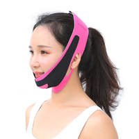 Bandage amincissant pour le visage, accessoire de beauté, pour Double menton, masque Anti-rides, bande, ceinture en forme de V, mince, pour femmes, 2019