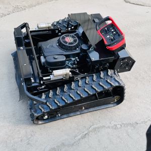 <span class=keywords><strong>Tondeuse</strong></span> à gazon robotisée tout-terrain à chenilles, fabriquée en usine, avec déneigeuse, télécommandée, 4 temps, autopropulsée. - Product Image 2