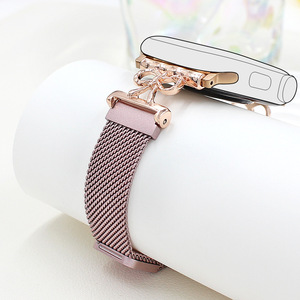<span class=keywords><strong>Bracelet</strong></span> magnétique en métal fin de haute qualité pour Apple IWatch 10 9 8 SE, <span class=keywords><strong>bracelet</strong></span> de remplacement léopard - Product Image 3