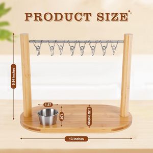 Estante de exhibición de tocino, soporte de tocino con tocino que sirve disidencias, soporte de tocino exquisito suspendido - Product Image 2