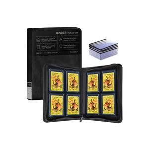 Ventes chaudes - Classeur de rangement robuste à 4 pochettes pour cartes à collectionner Pokemoned MTG TCG - Organisateur de <span class=keywords><strong>collection</strong></span> de cartes - Product Image 2
