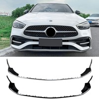 Pour Mercedes Benz classe C W206 S206 C200 C260 C43 AMG 2022 + Kit carrosserie pare-chocs avant séparateur lèvre Spoiler garde accessoires de voiture