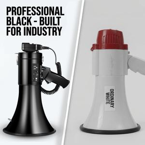 Megáfono LEITING KING CR-87 [50W de Alta Potencia], Alcance de 1000m, Recargable, 520s de Grabación, para Rescate y Construcción - Product Image 5
